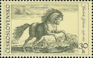 Colnect-420-371-Prancing-Stallion-by-Hendrik-Goltzius-1578.jpg