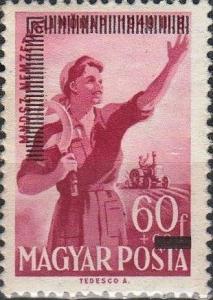 Colnect-845-291-Philatelic-Exhibition-Budapest--Woman-greeting.jpg