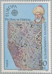 Colnect-2595-963-Piri-Reis-and-his-Map.jpg