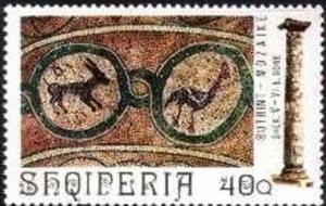 Colnect-1435-959-Donkey-and-bird-Mosaic.jpg