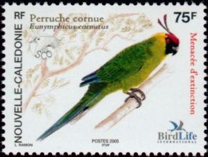 Colnect-858-346-Horned-Parakeet-Eunymphicus-cornutus.jpg