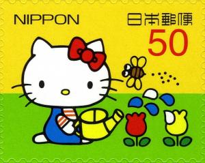 Colnect-3048-757-HELLO-KITTY-watering-flowers.jpg