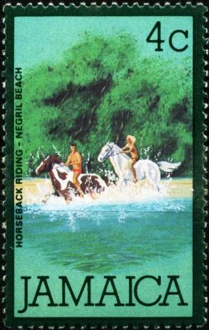 Colnect-2630-040-Horseback-riding---Negril-Beach.jpg