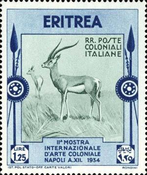 Colnect-1101-322-Grant-s-Gazelle-Gazella-granti-2nd-Exhibition-of-Colonial.jpg