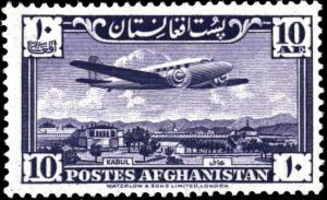 Colnect-2191-916-Douglas-DC-3-over-Kabul.jpg