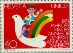 Colnect-140-702-Child-on-a-peace-dove.jpg