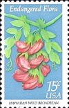 Colnect-3987-440-Endangered-Flora-Hawaiian-Wild-Broadbean.jpg