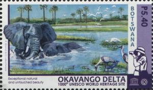 Colnect-3544-150-African-Elefant-Loxodonta-africana-Cranes-Herons.jpg