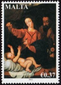 Colnect-5248-925--TheHoly-Family--circle-of-Denys-Calvaert.jpg