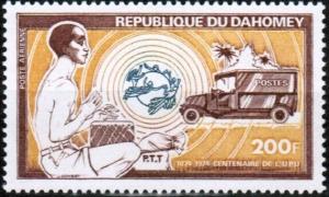 Colnect-2463-238-African-drummer-and-Renault-mail-truck.jpg