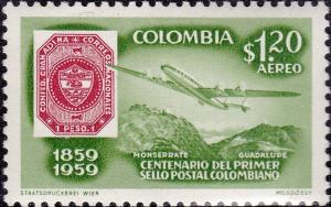 Colnect-2370-092-1859-Stamp-Plane-over-Mountains.jpg