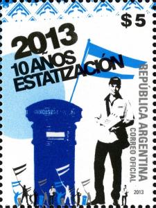 Colnect-2732-413-10th-Ann-of-the-Nationalization-of-the-Postal-Service-2013.jpg