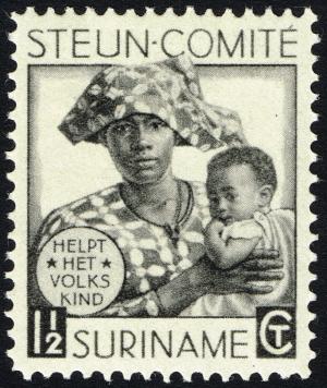 Colnect-2268-239-Surinam-Mother-and-child.jpg