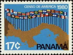 Colnect-3678-738-Map-of-Panama-Flags-of-OAS-members.jpg