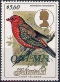 Colnect-3873-101-Red-Avadavat-Amandava-amandava-overprinted-OHMS.jpg