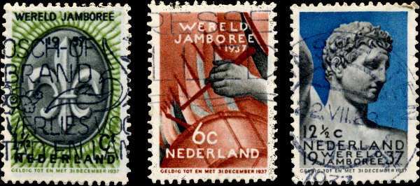 5th_World_Scout_Jamboree_Netherlands_stamps_1937.png