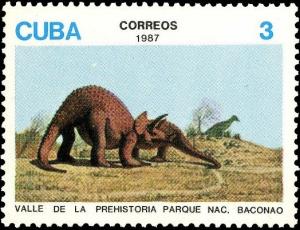 Colnect-2133-468-Prehistoric-Animal-Models-in-Baconao-Park.jpg