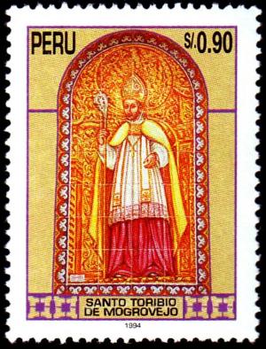 Colnect-1672-693-Peruvian-Saints-St-Toribio-de-Mogrovejo.jpg