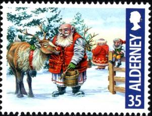 Colnect-4421-642-Santa-Tending-Rudoph.jpg