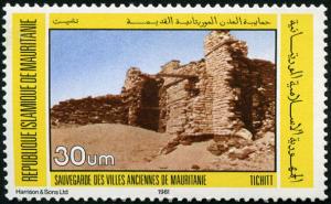 Colnect-998-897-Protection-of-ancient-cities-in-Mauritania---Tichitt.jpg