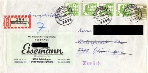 Furrier_Eisemann_in_Sch%25C3%25B6ningen%2C_Germany%2C_registered_letter_envelope_1986-05-27.jpg