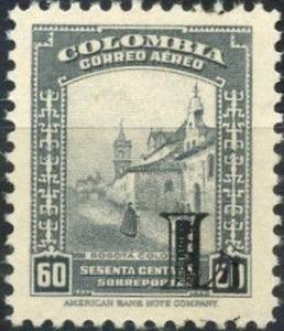 Colnect-2386-521-Street-in-Bogot%C3%A1---overprinted.jpg