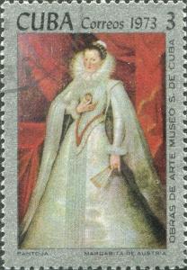 Colnect-5577-579--Margarita-of-Austria--J-P-de-la-Cruz.jpg