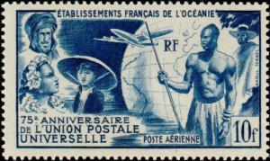 Colnect-1257-675-75th-Anniversary-of-the-Universal-Postal-Union-UPU.jpg