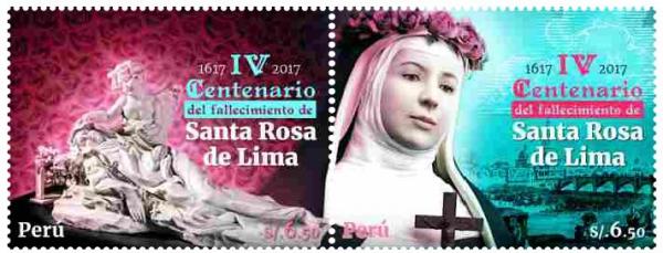 Colnect-4682-474-400th-Anniversary-of-the-Death-of-Saint-Rosa-de-Lima.jpg