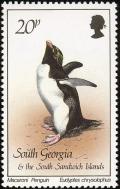 Colnect-4202-745-Birds-1987---Macaroni-Penguin-Eudyptes-chrysolophus.jpg