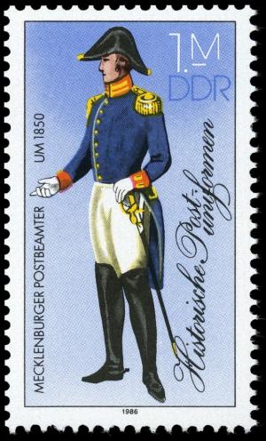 Colnect-1982-682-Historic-Postal-Uniforms.jpg