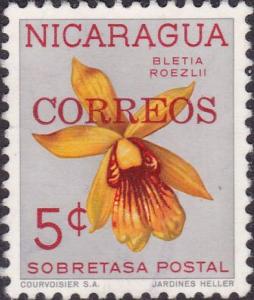 Colnect-5092-269-Bletia-roezlii-Postal-Tax-with-Overprint-CORREOS.jpg