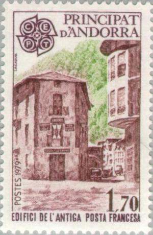 Colnect-141-959-First-french-postoffice-in-Andorra-la-Vella.jpg