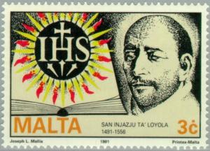 Colnect-131-053-St-Ignatius-Loyola-founder-of-Jesuits-800th-birth-anniv.jpg