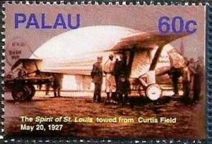 Colnect-3522-437-Spirit-of-St-Louis-Towed-from-Curtiss-Field-May-20-1927.jpg