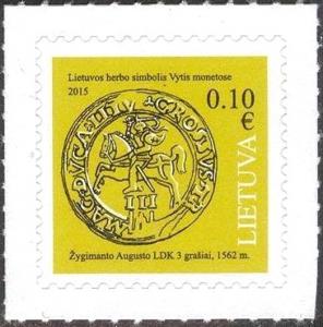 Colnect-2639-302-10-c-Zygimanto-Augusto-LDK-3-graiai-1562-Lietuvos-herbo-s.jpg