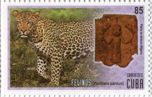 Colnect-4397-174-Leopard-Panthera-pardus-and-Nigerian-bronze-plaque.jpg