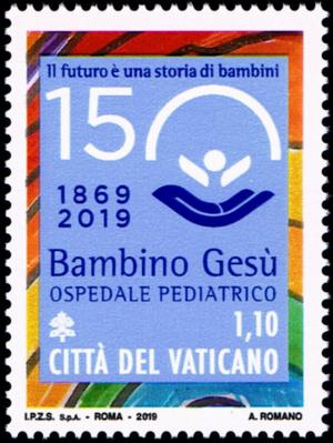 Colnect-6013-432-150th-Anniversary-of-Pediatric-Hospital-Bambino-Gesu-Rome.jpg