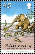 Colnect-5435-717-Elephant-And-Crocodile.jpg