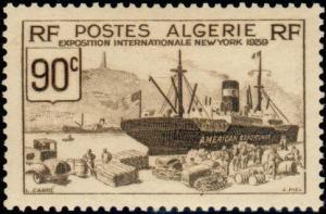 Colnect-697-061-American-export-liner-unloading-cargo.jpg