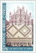 Colnect-174-989-Leonardo-da-Vinci---Cyprus-Lace-and-the-Cathedral-of-Milan.jpg