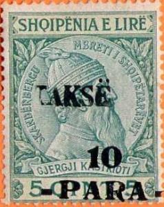 Colnect-4012-782-Skanderbeg-issue-overprinted-with-Turkish-Value-and-Takse.jpg