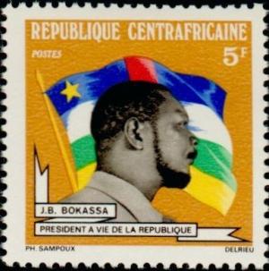 Colnect-1055-556-Jean-Bedel-Bokassa-president-for-life-of-the-Republic.jpg