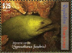 Colnect-3164-518-Green-Moray-Gymnothorax-funebris.jpg