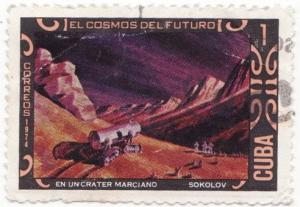 Colnect-932-264-Mars-crater-and-cosmonauts.jpg