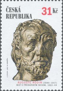 Colnect-1089-101-Czech-Culture-and-France-Auguste-Rodin.jpg