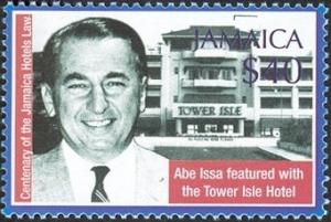 Colnect-1615-326-Abe-Issa-featured-with-the-Tower-Isle-Hotel.jpg