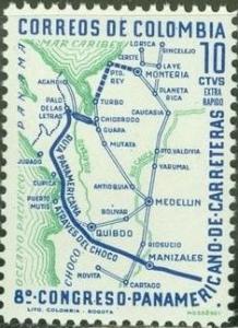 Colnect-1139-299-Map-of-Pan-American-Highway-through-Colombia.jpg