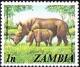 Colnect-2614-577-Black-Rhinoceros-Diceros-bicornis-and-calf.jpg