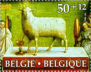 Colnect-186-177-Altars-of-Ghent---Lamb.jpg